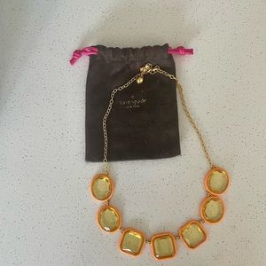 Kate Spade Geometric Crystal Statement Necklace